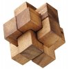 Łamigłówki drewniane – zestaw 12 mini-elementów