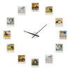 Zegar z ramkami na zdjęcia - 12 ramek z Twoimi wspomnieniami