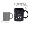 Gigantyczny Kubek Kujona - 900ml kawy z łamigłówkami