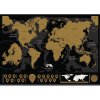 Mapka Zdrapka - Świat Deluxe