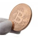 Bitcoin BTC w kapslu - moneta kolekcjonerska