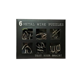 Metalowe łamigłówki 6 szt.