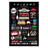 Plakat Friends - Przyjaciele Piktogramy 91.5x61cm