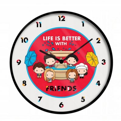 Zegar ścienny Friends Life is better