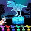 Lampka nocna 3D Tyranozaur