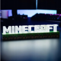 Lampka nocna Minecraft Logo