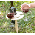 Mobilny mini stół na wino