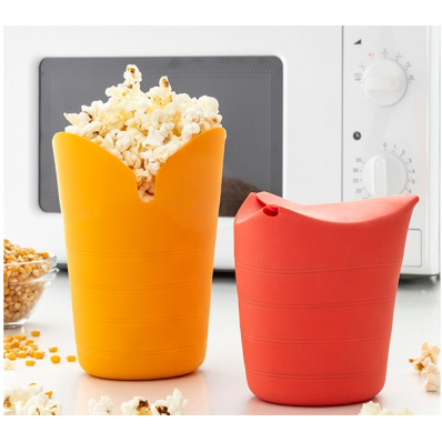 Silikonowe pojemniki na popcorn