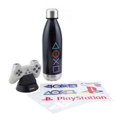 Zestaw prezentowy PlayStation - lampka, butelka, naklejki