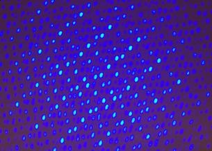 Laser niebieski - efekty