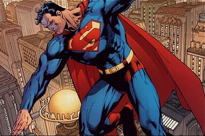 Kapcie Supermana z logo