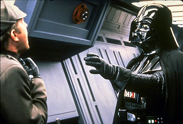 Vader wykonuje Force Grip